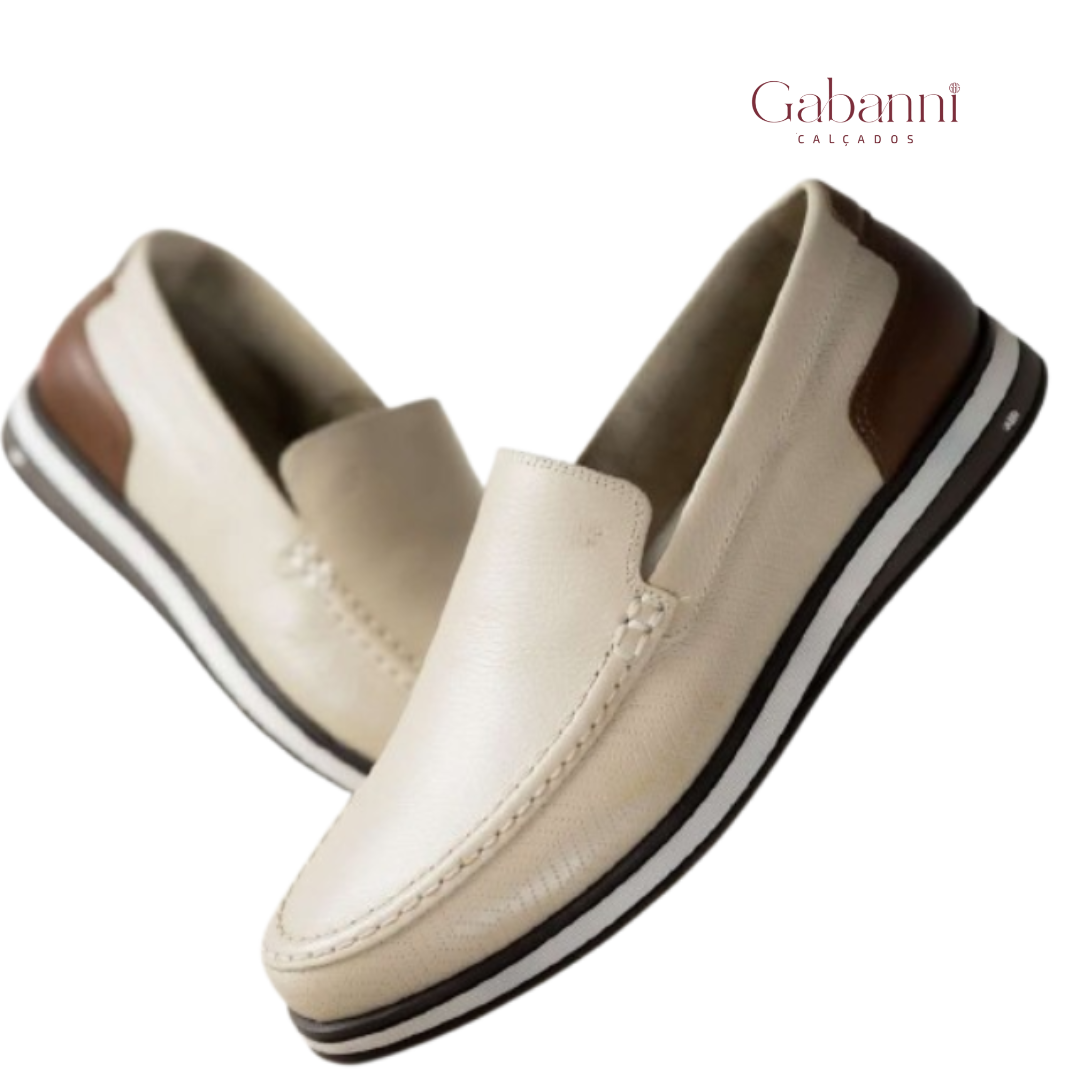 MOCASSIM MASCULINO JOTA PE COURO JAMES