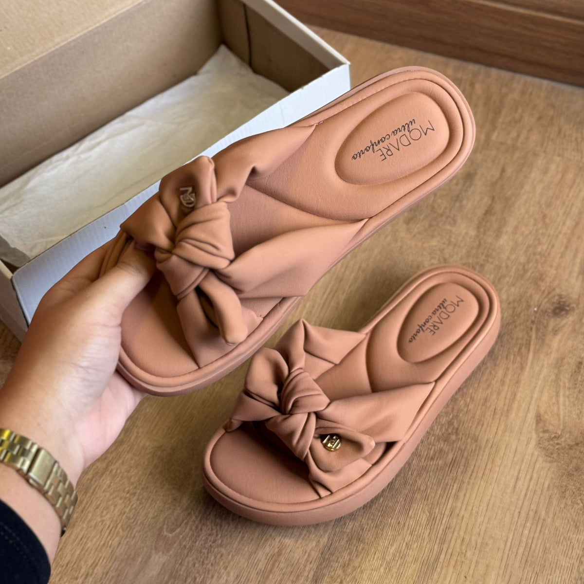 Sandália Modare Detalhe de Laço - Original Premium